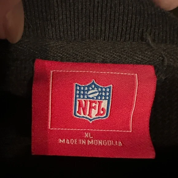 XL NFL SF49ers dark gray sweatshirt - Picture 3 of 7